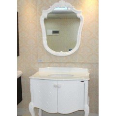 高档纯白色欧式 卫浴 家具浴室柜