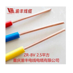 渝丰牌国标阻燃电线ZRBV-2.5