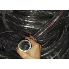 山东潍坊佰特牌PVC透明增强钢丝软管