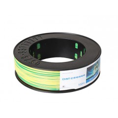 正泰(CHNT) 电线电缆 1.5平方 双色 100米单股铜照明电源线