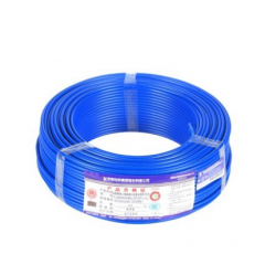 昆明电缆阻燃电线电缆ZC-BVR6铜芯软线 蓝色