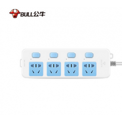 公牛插座独立开关正品家用电源插排