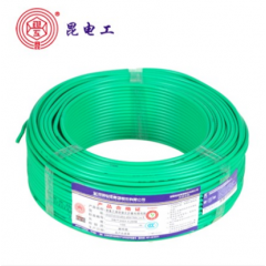 昆明电缆厂昆电工电线电缆BV6铜芯硬线绿色