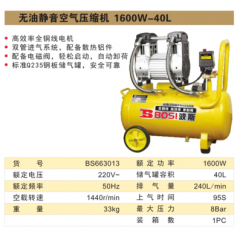 无油静音空气压缩机1