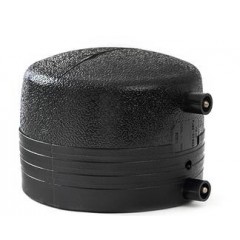HDPE电熔管件封口200电容堵头315pe给水钢丝骨架管电熔管帽