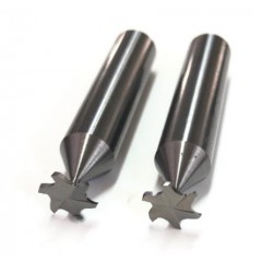 非标定制铝钢不锈钢用合金t型刀钨钢加长加硬t型槽铣刀R角T型刀具