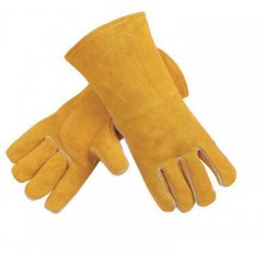 黄色电焊手套