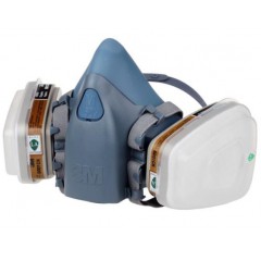 3M 720p防毒面具尘毒呼吸防护套装硅胶面具
