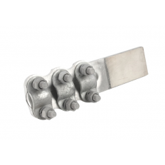 铜铝过渡钎焊复合型slg螺栓型铜铝过渡设备线夹